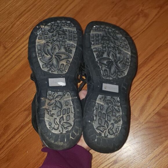 Skechers Black strappy sandals - Picture 6 of 7